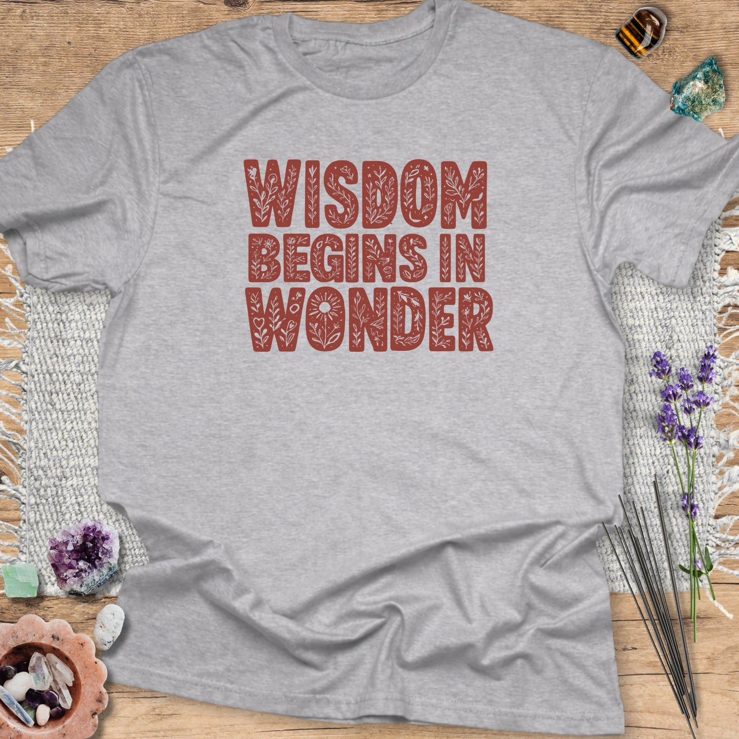 Wisdom Begins in Wonder T-Shirt