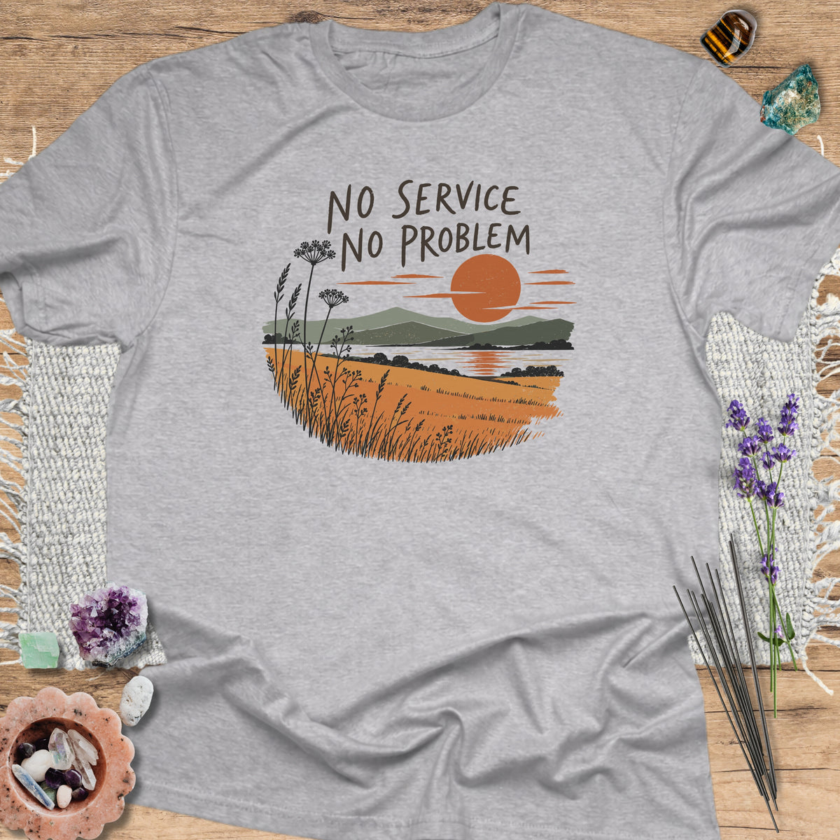No Service No Problem Sport Grey