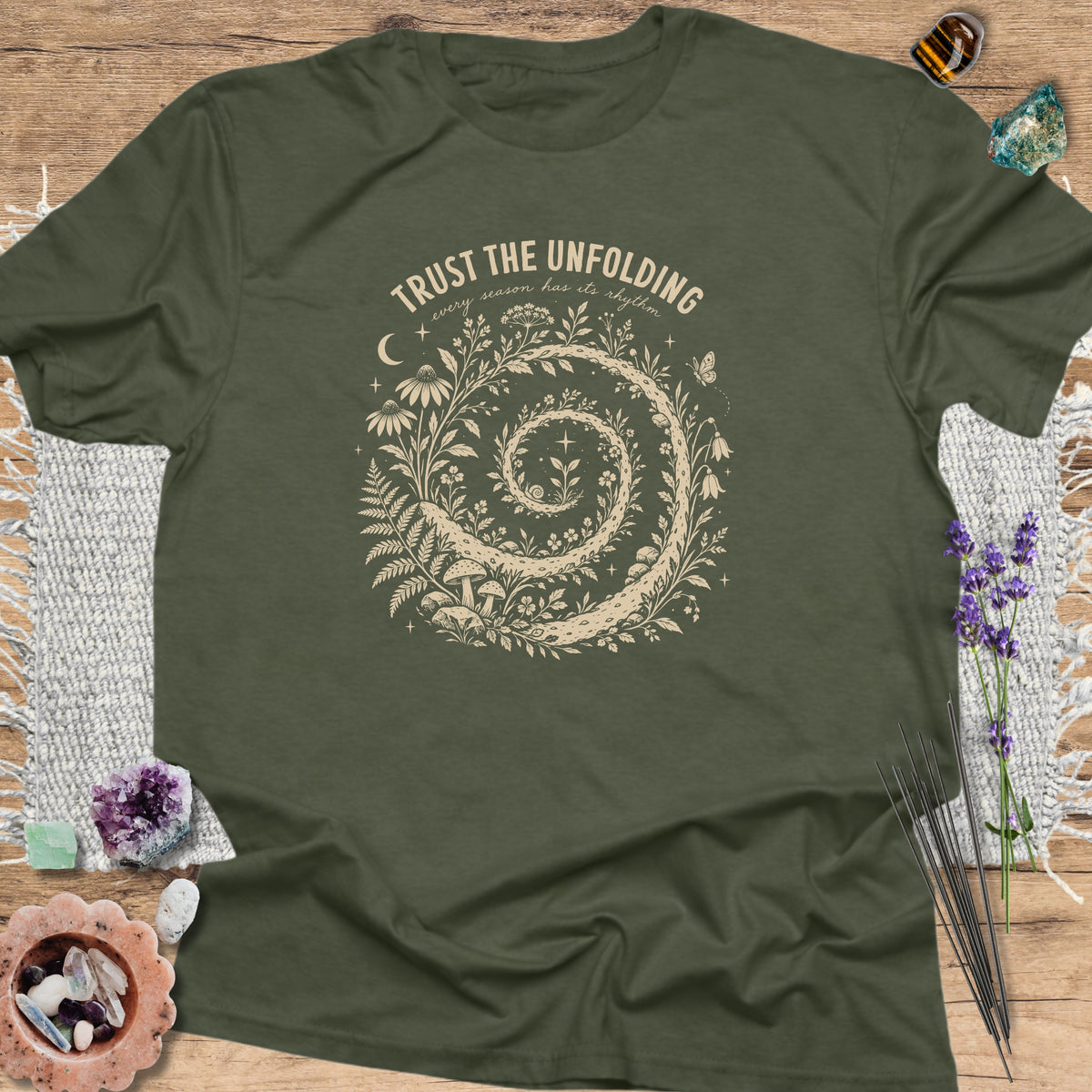 Trust the Unfolding Military Green