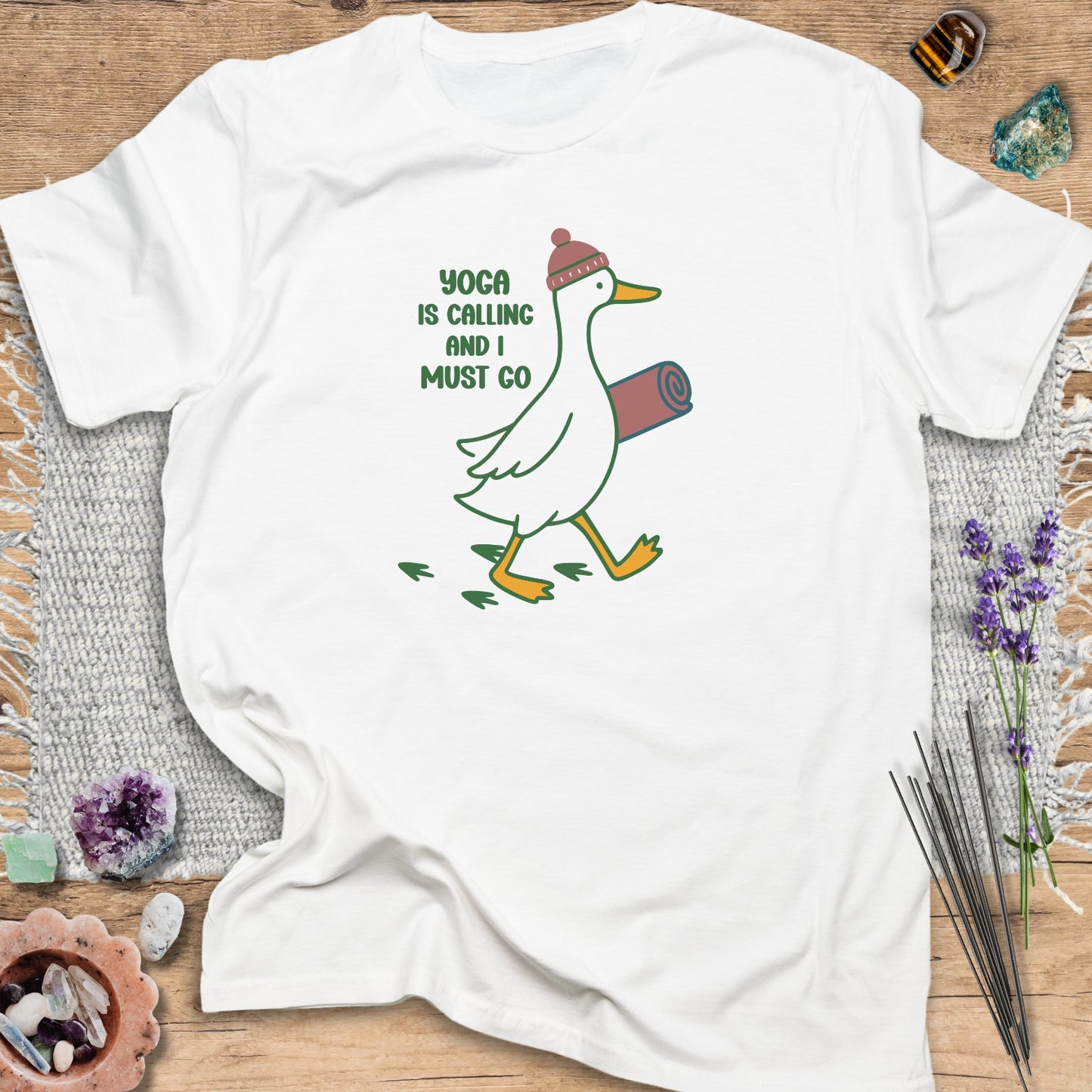 Yoga is Calling and I Must Go T-Shirt