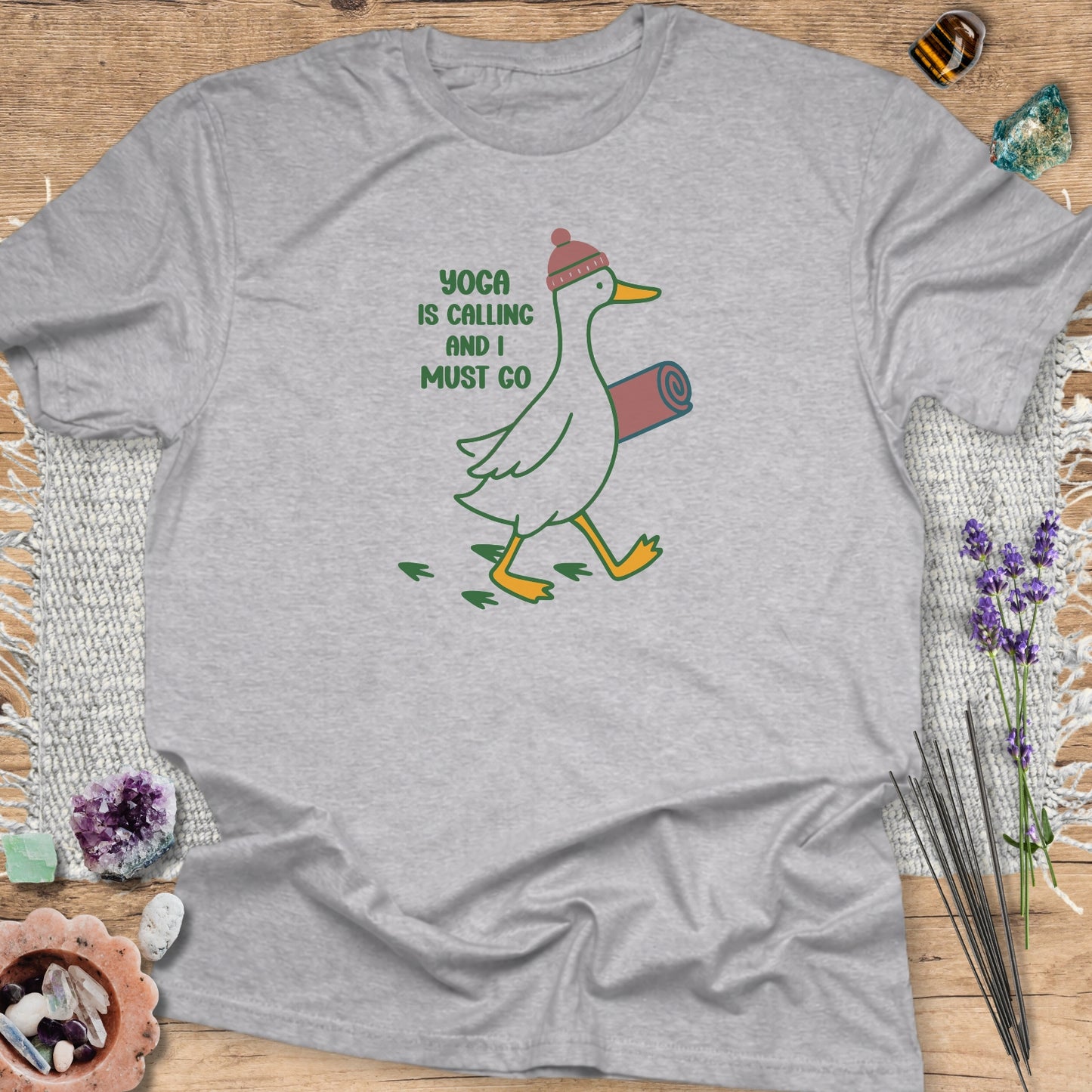 Yoga is Calling and I Must Go T-Shirt