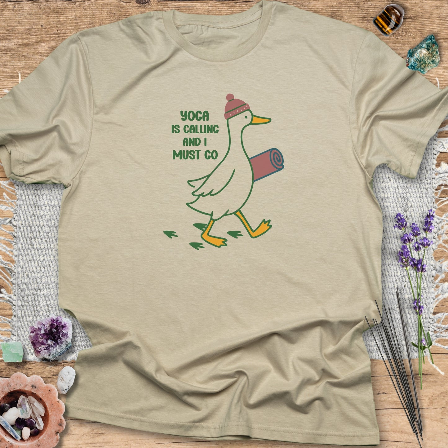 Yoga is Calling and I Must Go T-Shirt