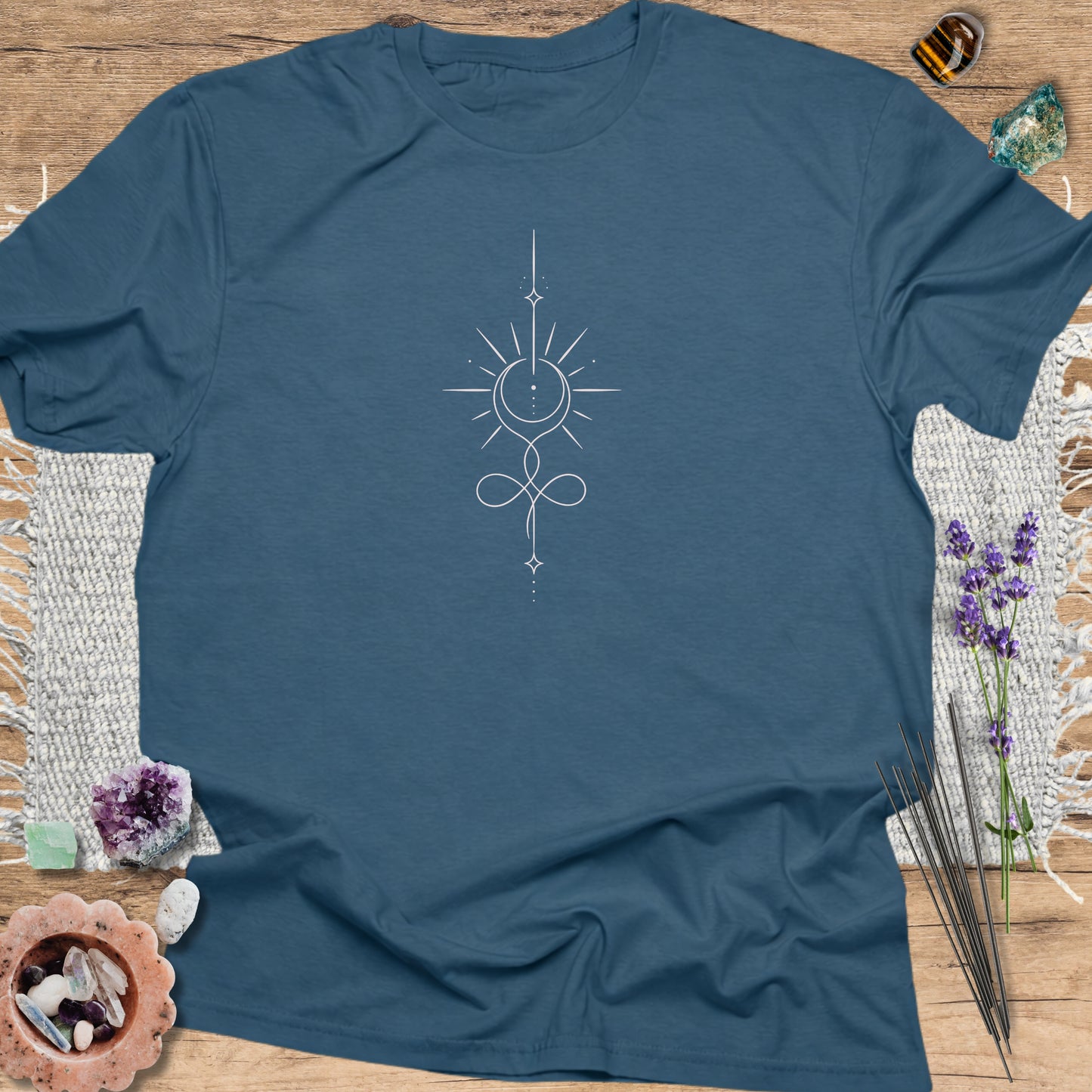Solar Line Art T-Shirt