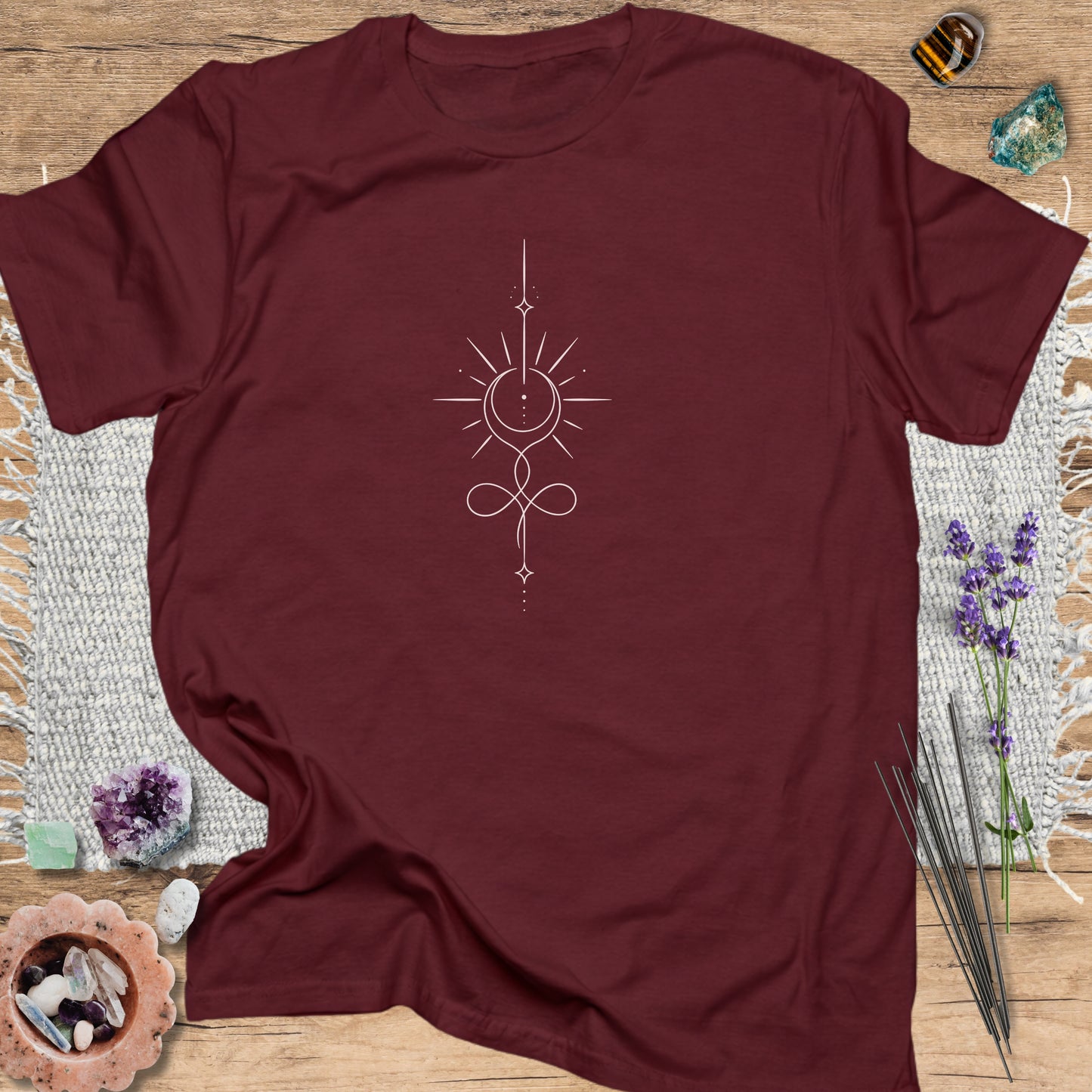 Solar Line Art T-Shirt