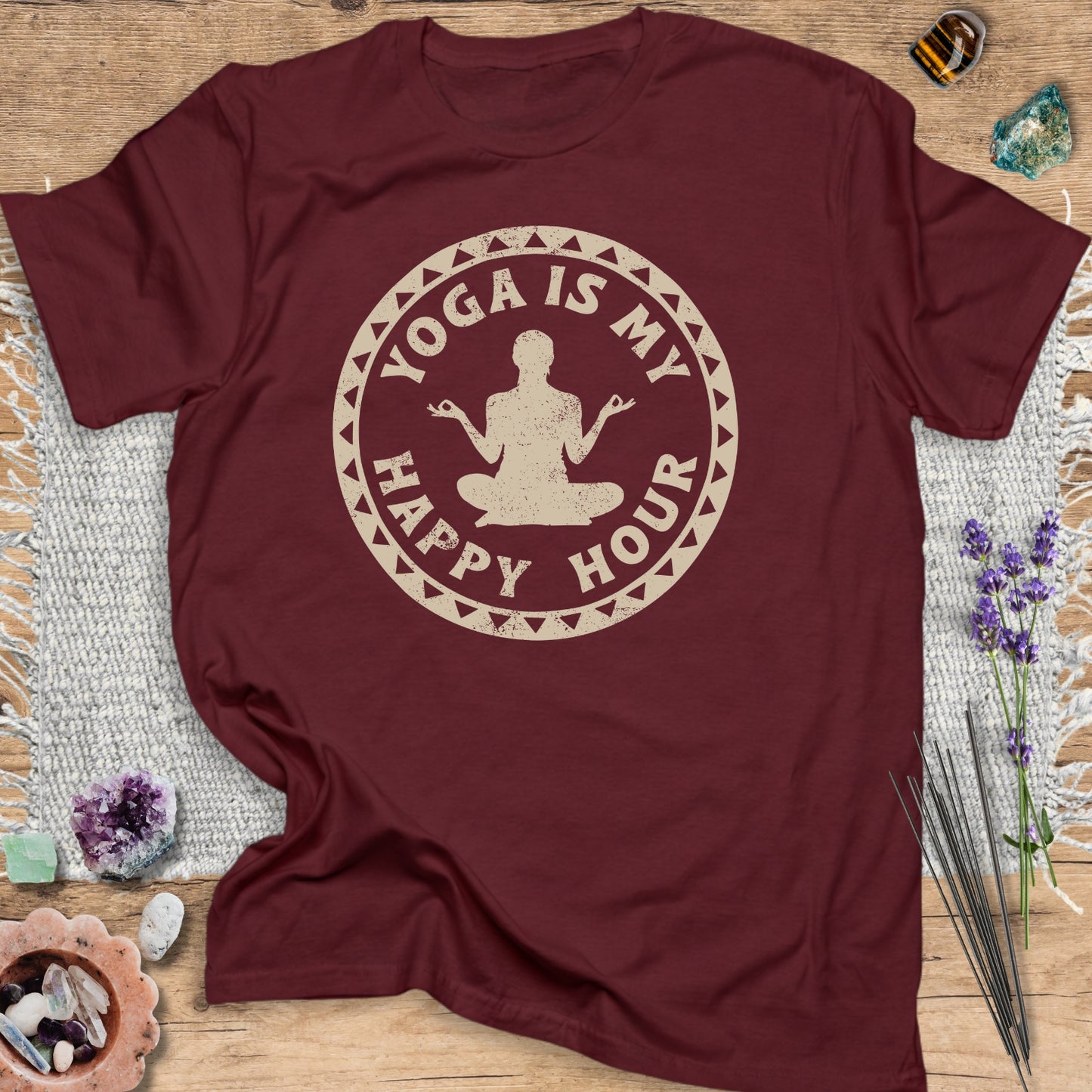 Yoga Is My Happy Hour T-Shirt