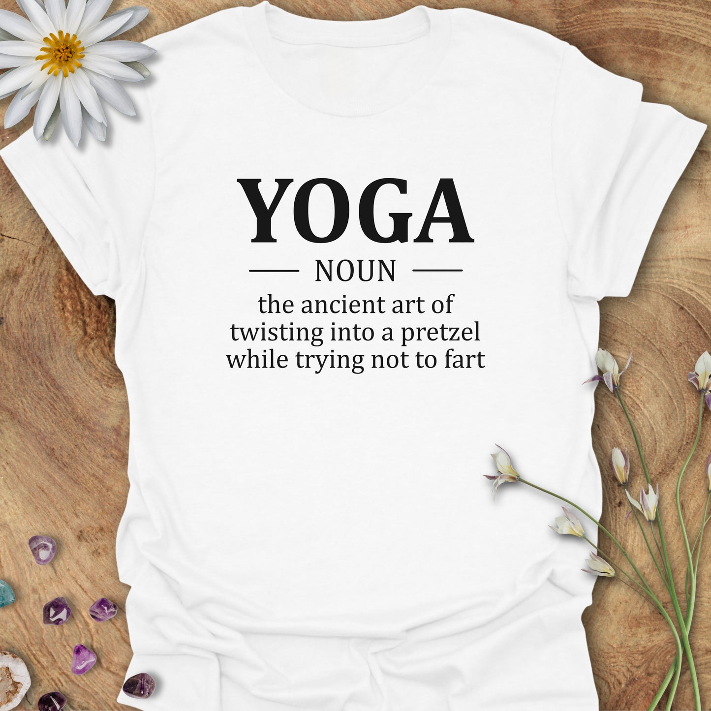 Yoga Definition T-Shirt White