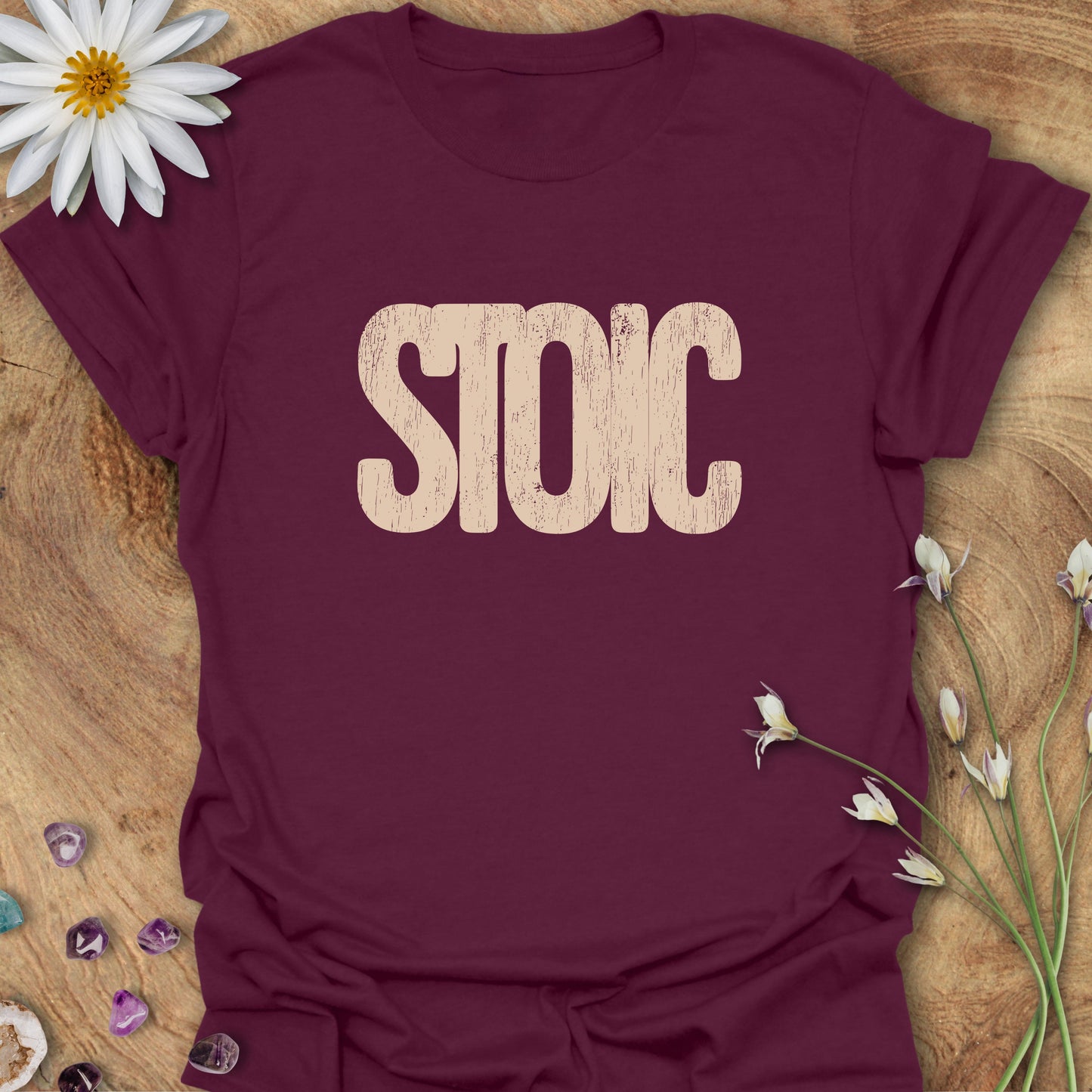 Stoic T-Shirt Maroon