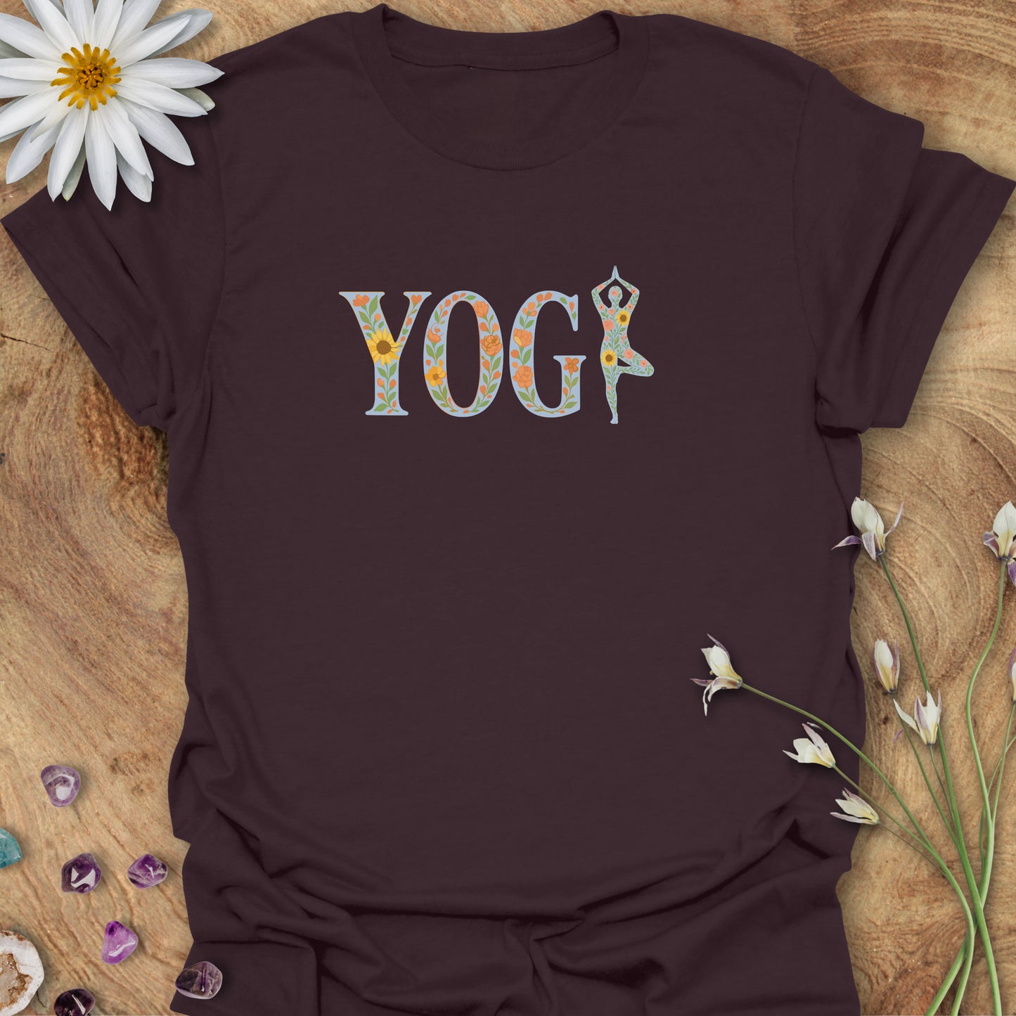 Yogi T-Shirt Dark Chocolate