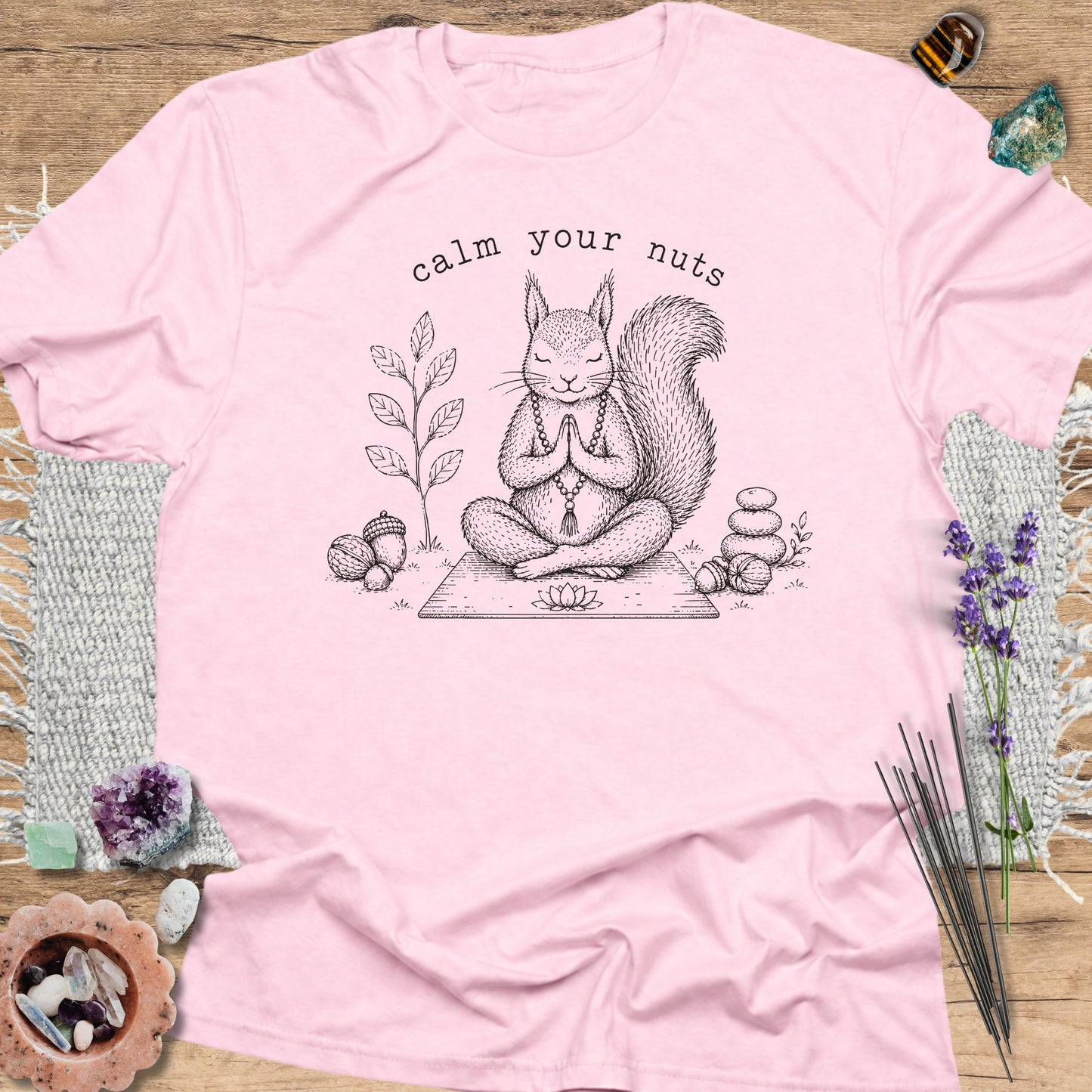 Calm Your Nuts Light Pink