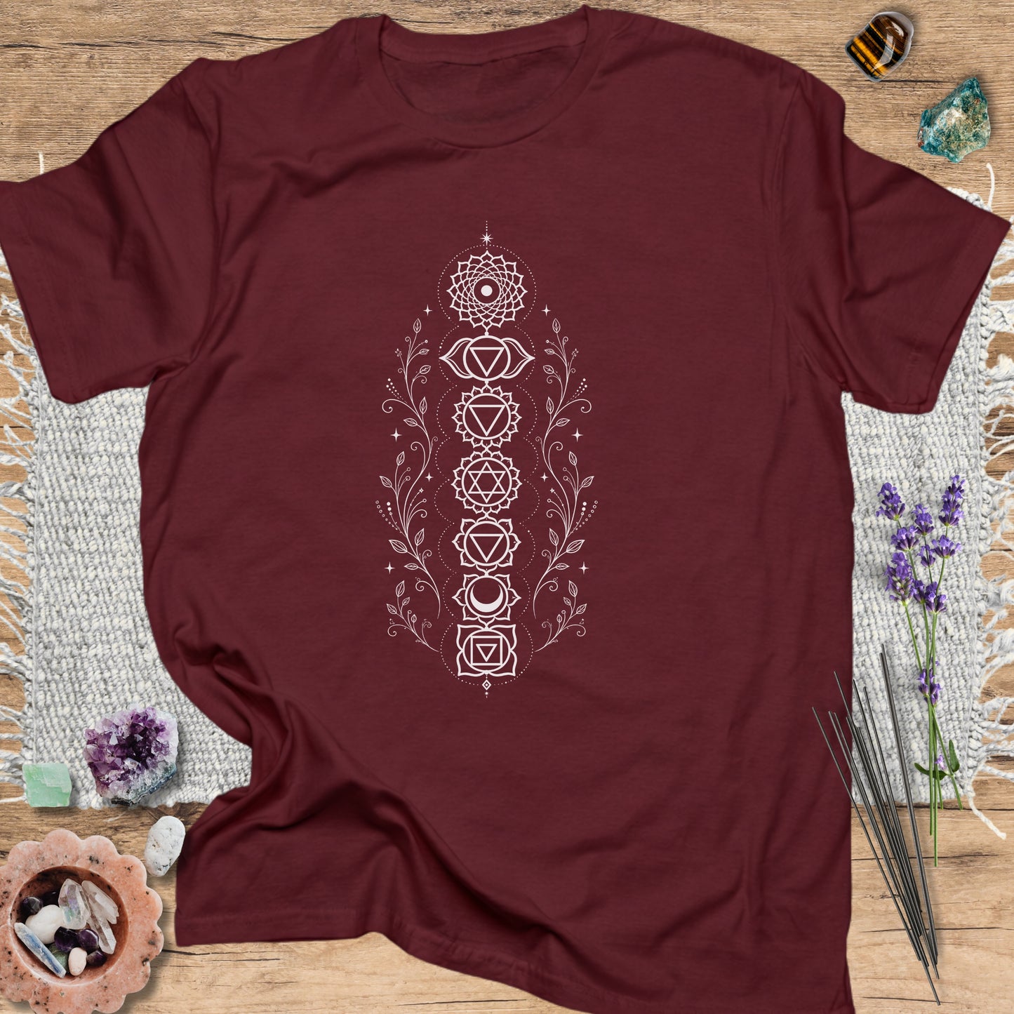 Chakra Lotus Maroon