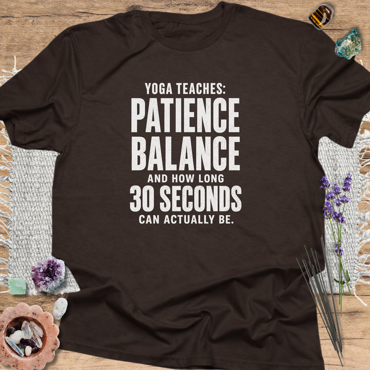 Yoga Teaches Dark Chocolate
