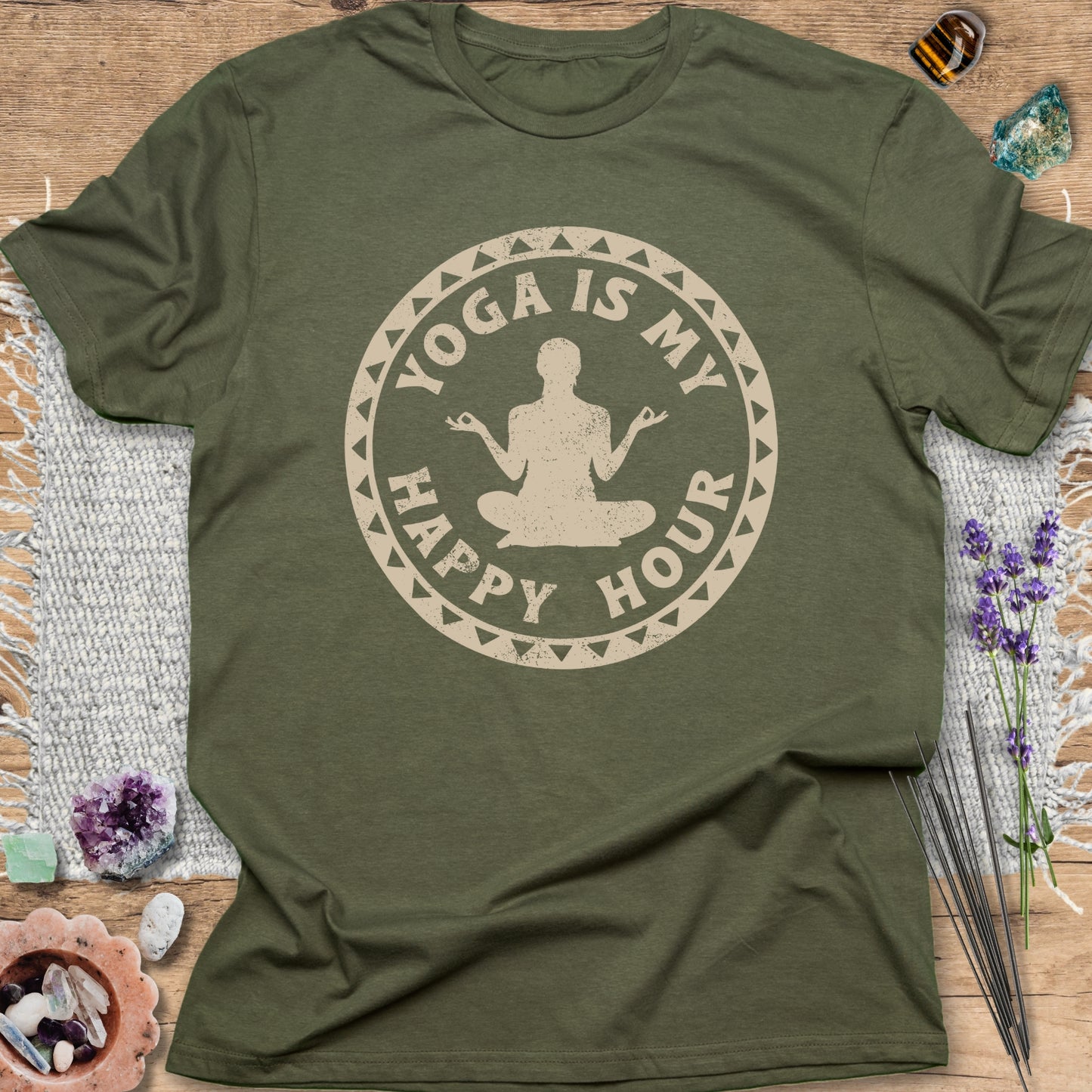 Yoga Is My Happy Hour T-Shirt