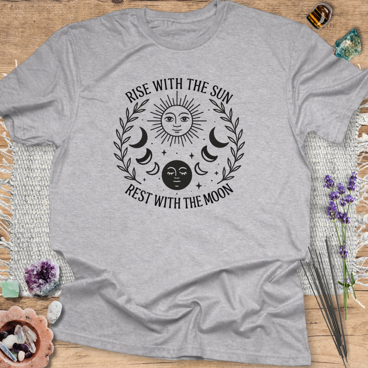Rise With the Sun, Rest With the Moon T-Shirt