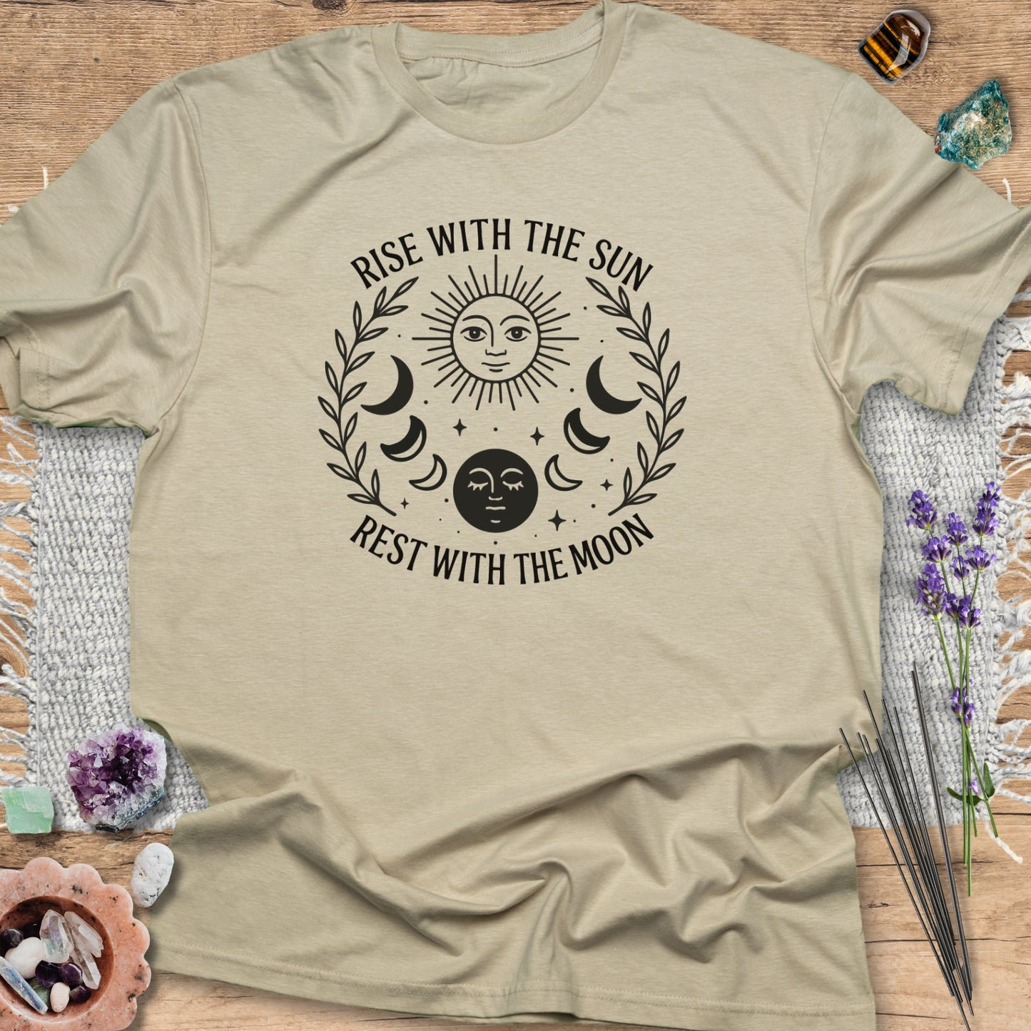 Rise With the Sun, Rest With the Moon T-Shirt