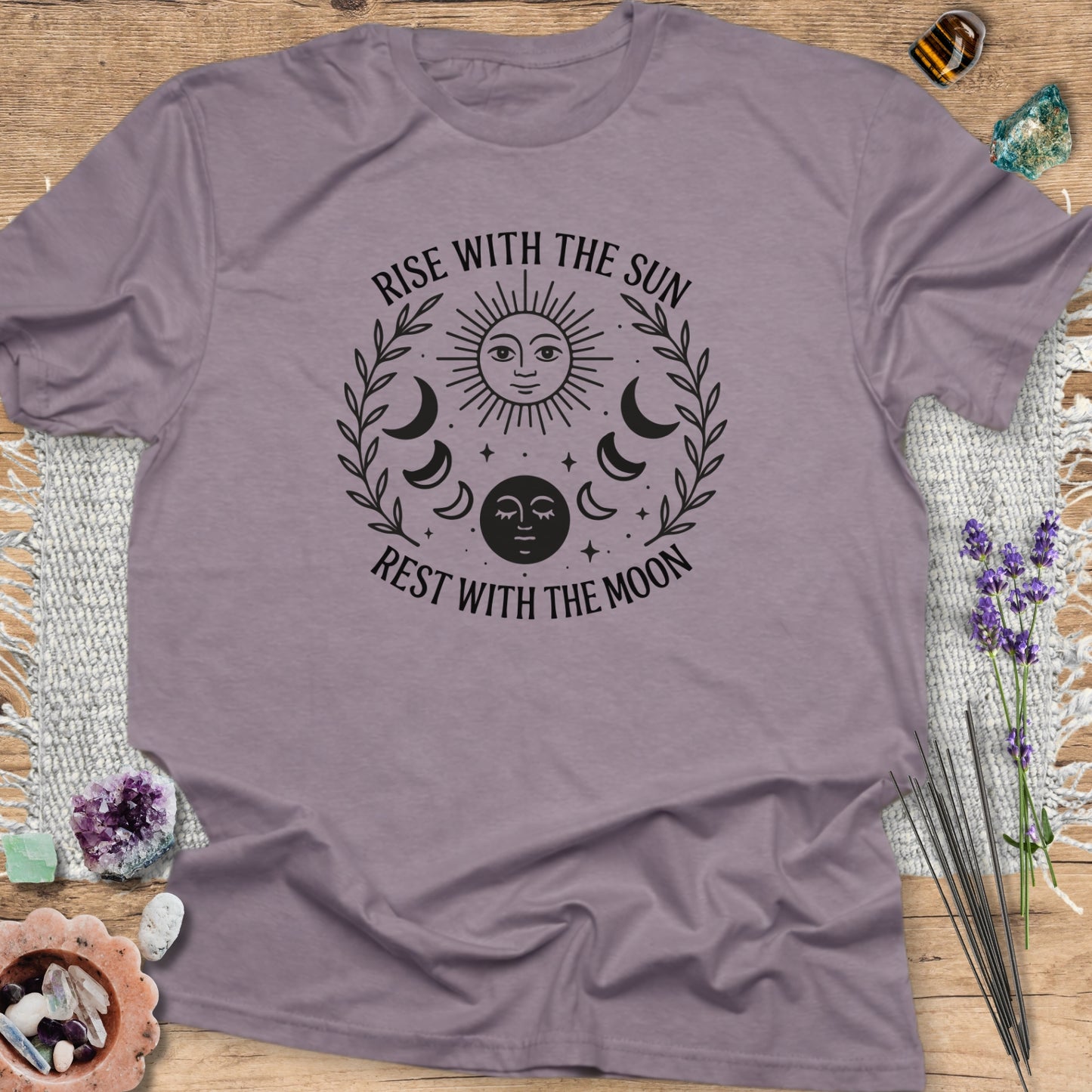 Rise With the Sun, Rest With the Moon T-Shirt