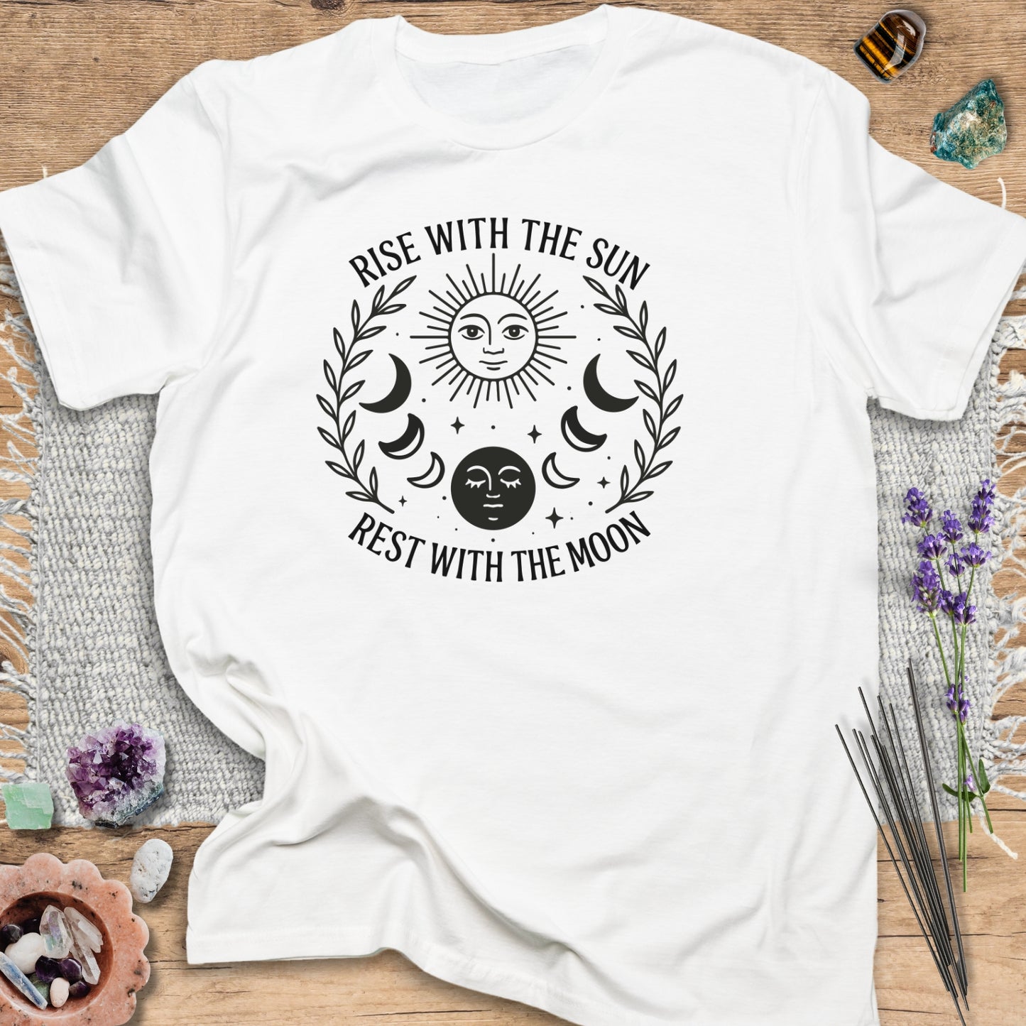 Rise With the Sun, Rest With the Moon T-Shirt