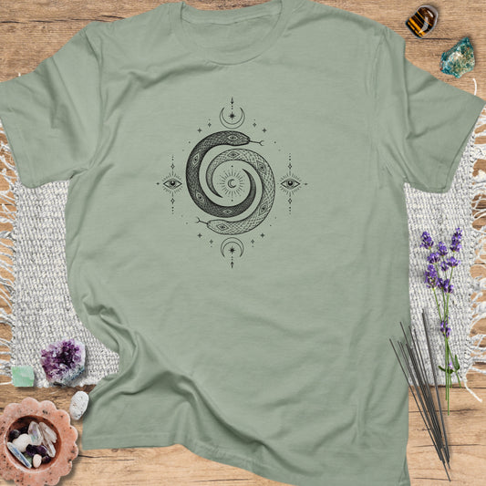Mystical Spiral Serpent T-Shirt