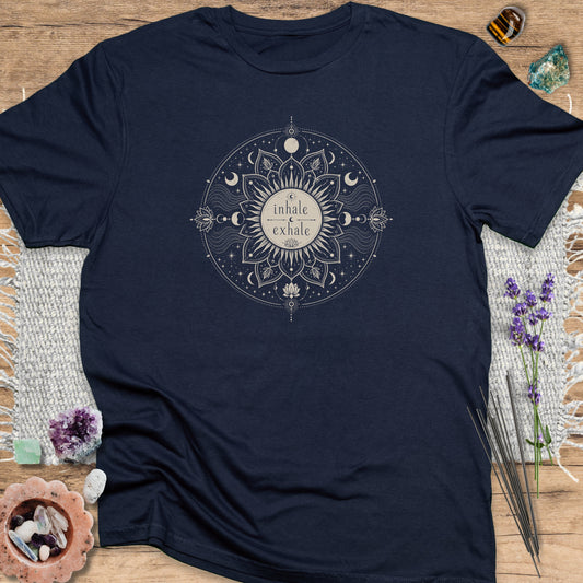 Inhale Exhale Mandala T-Shirt