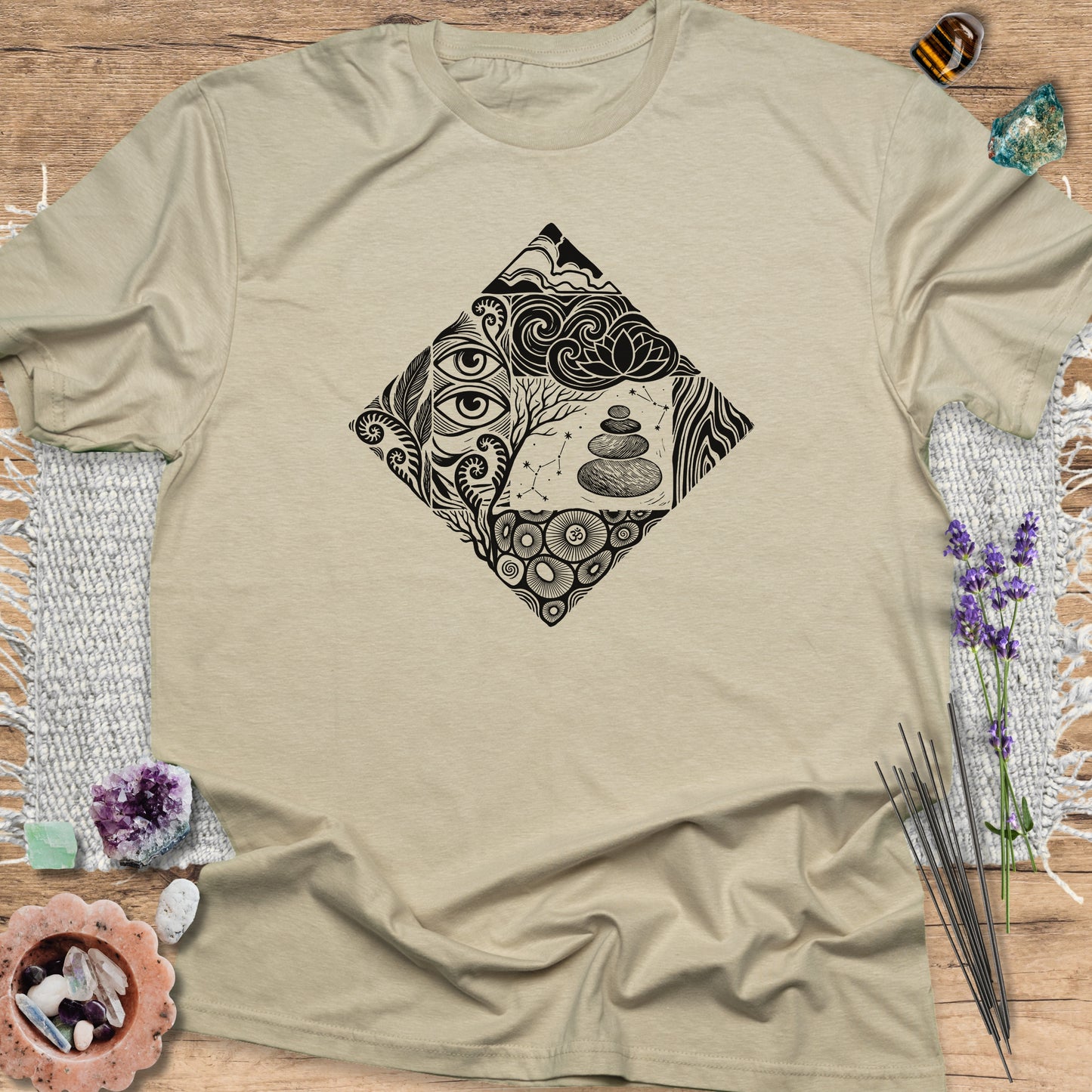 Zen Doodle Diamond T-Shirt