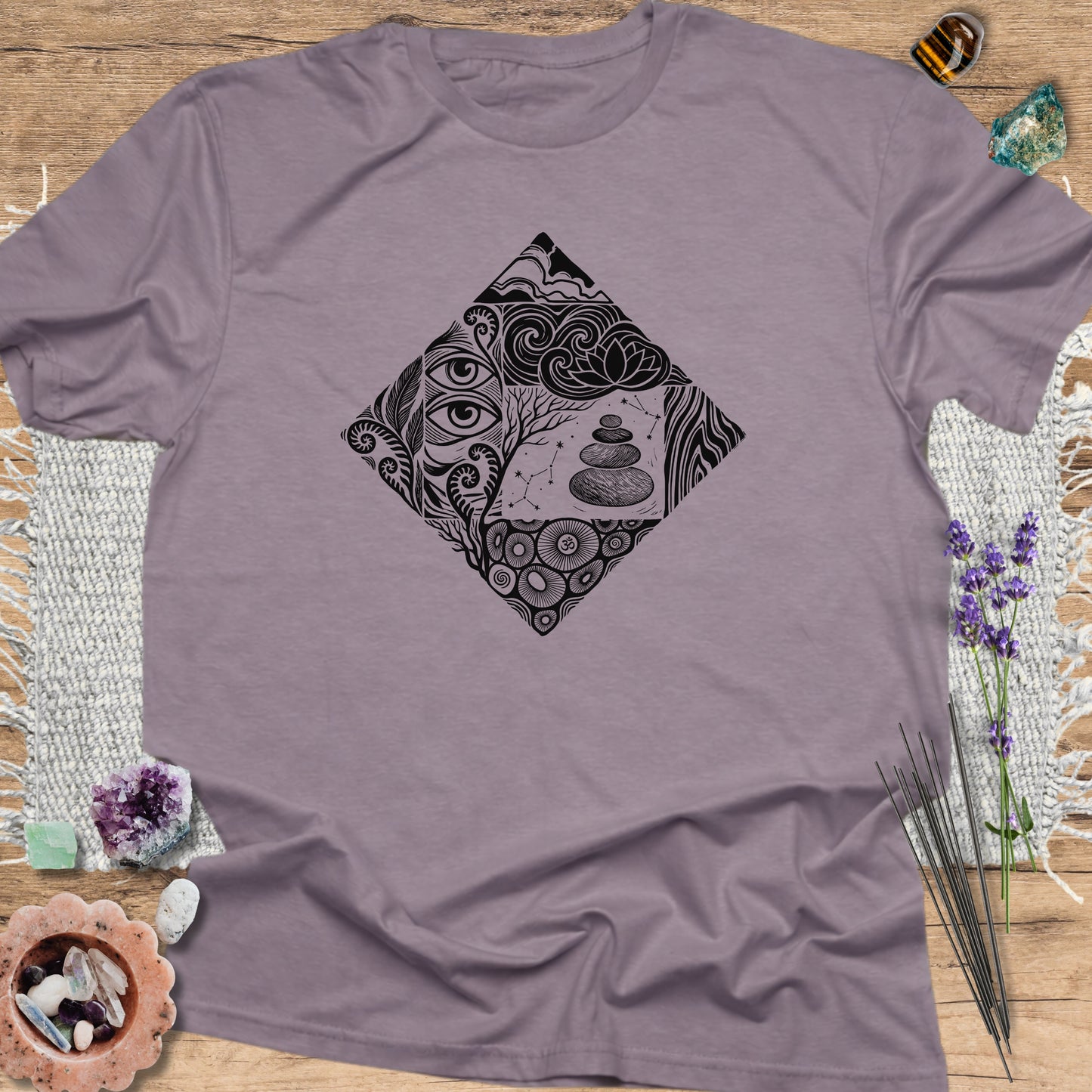 Zen Doodle Diamond T-Shirt