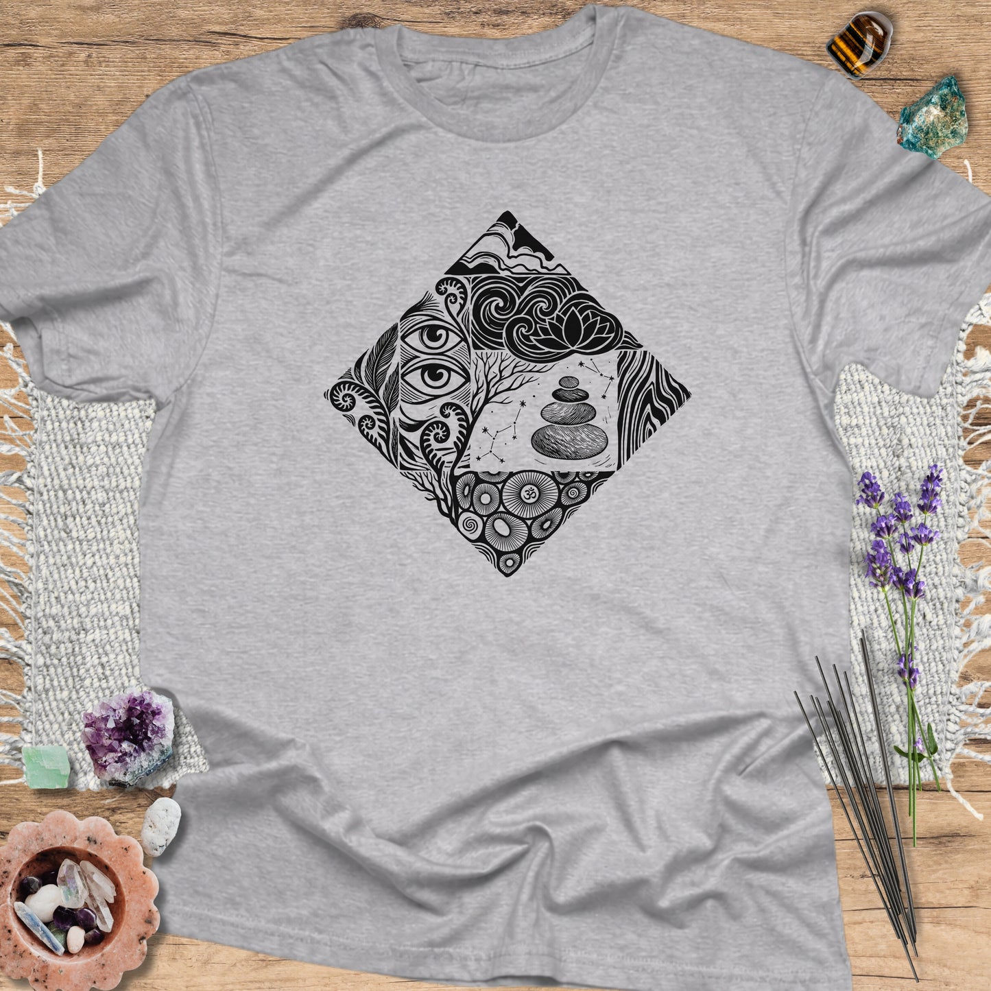 Zen Doodle Diamond T-Shirt
