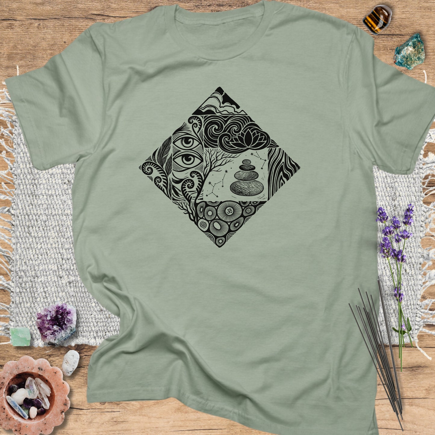 Zen Doodle Diamond T-Shirt