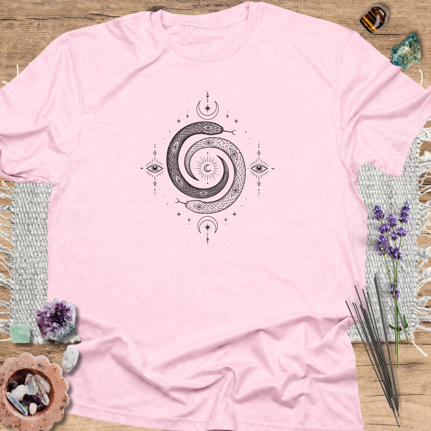 Mystical Spiral Serpent T-Shirt