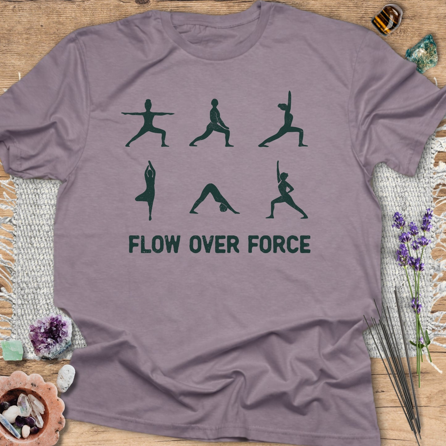 Flow Over Force Yoga T-Shirt