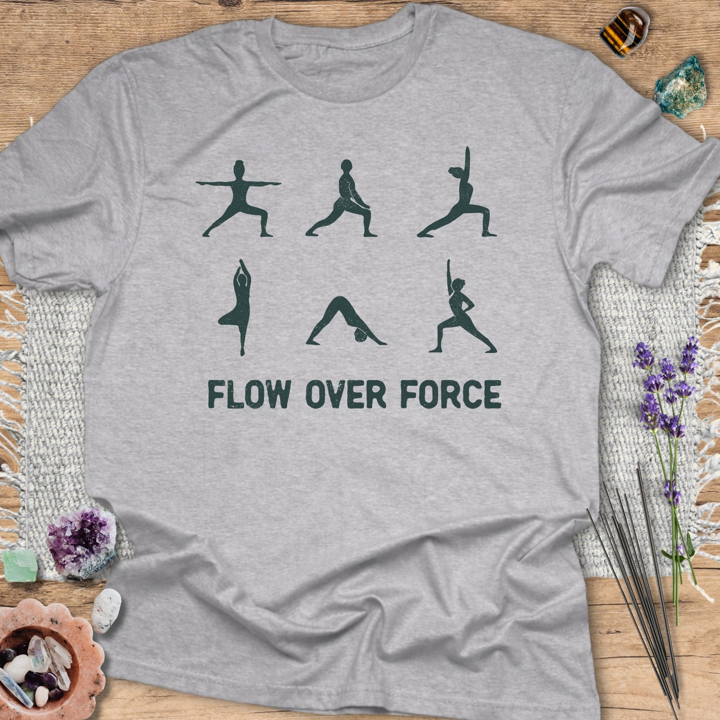 Flow Over Force Yoga T-Shirt