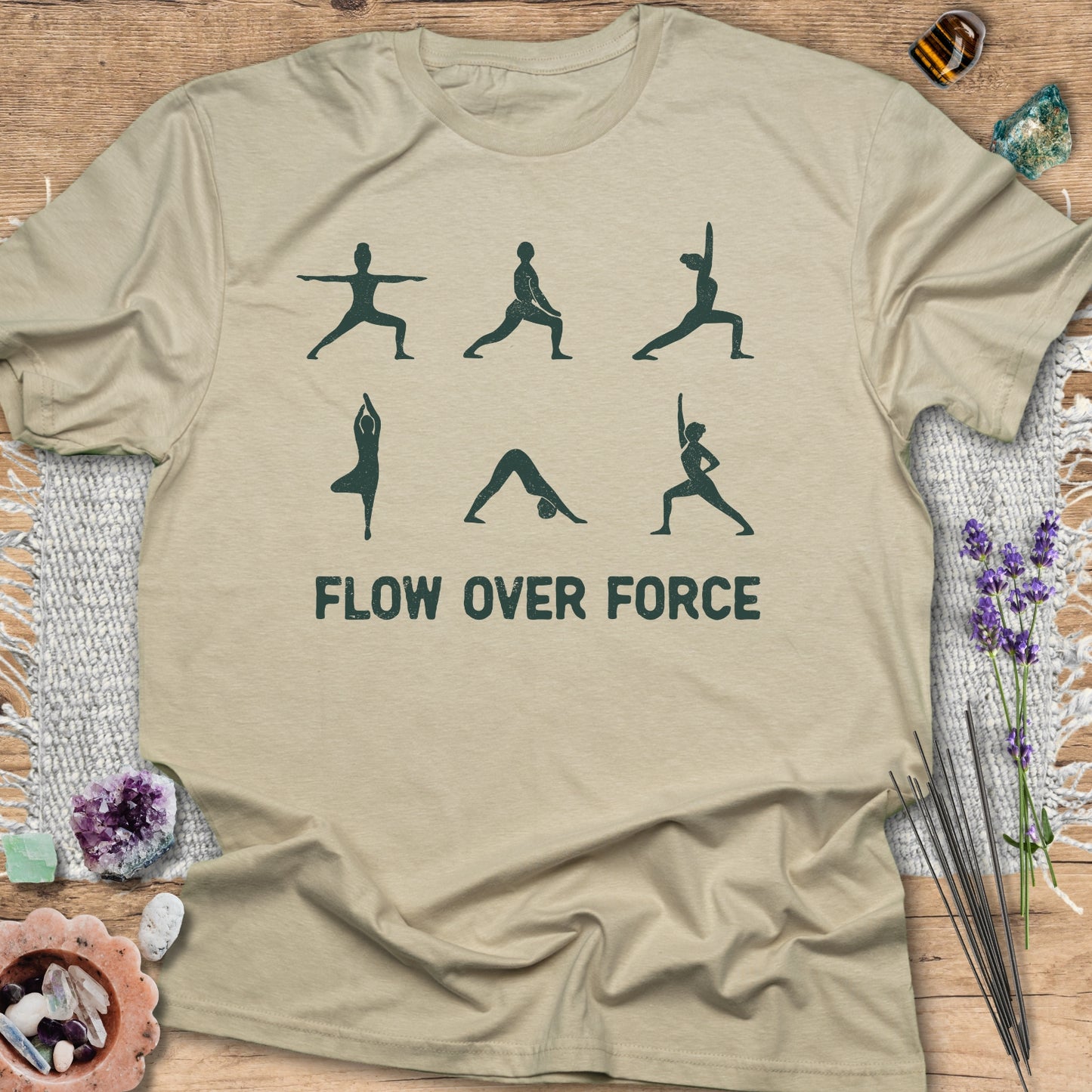 Flow Over Force Yoga T-Shirt