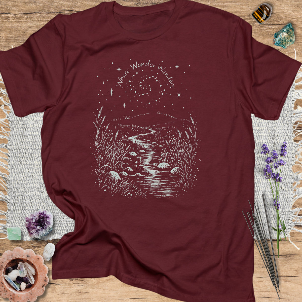 Where Wonder Wanders Maroon