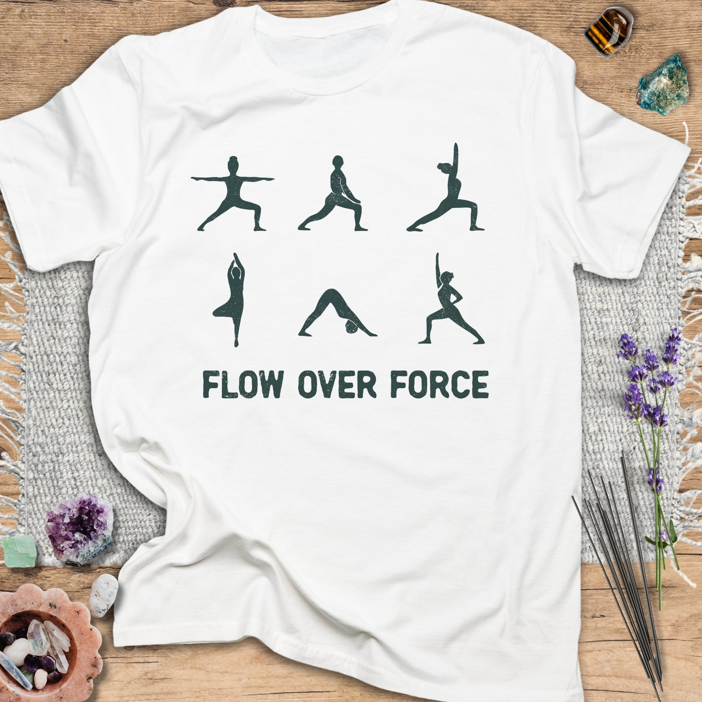 Flow Over Force Yoga T-Shirt