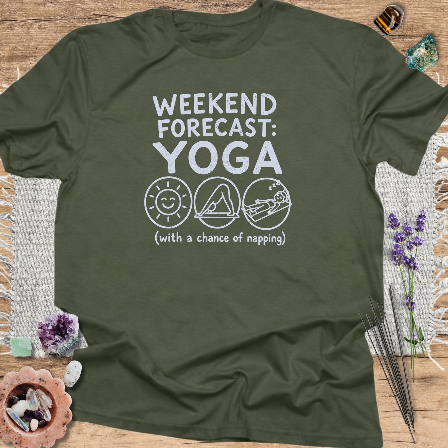 Weekend Forecast: Yoga Military Green