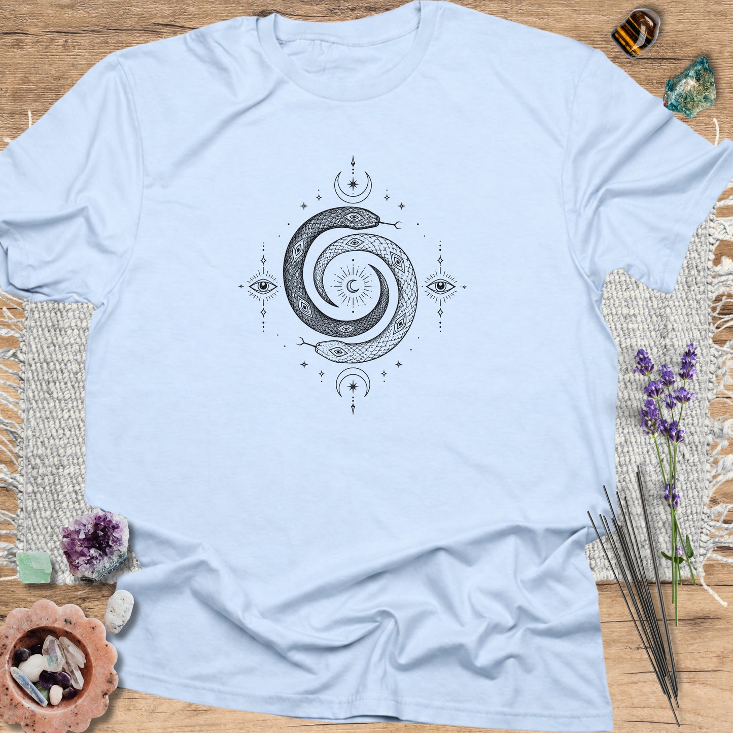 Mystical Spiral Serpent T-Shirt