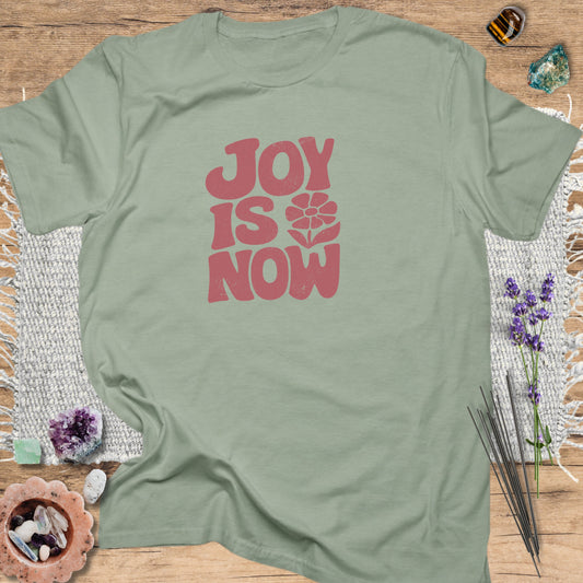 Joy Is Now T-Shirt Sage