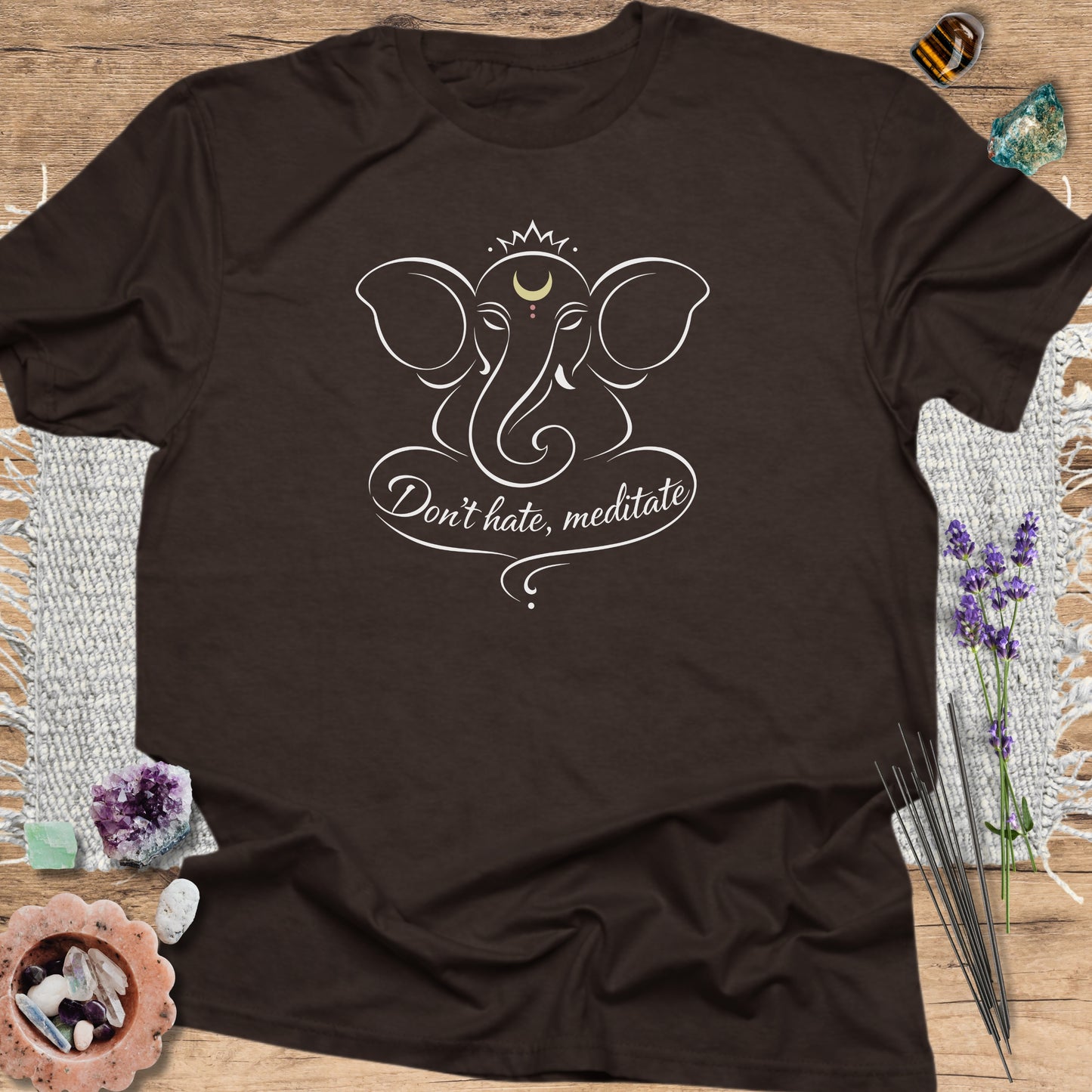 Don't Hate, Meditate T-Shirt