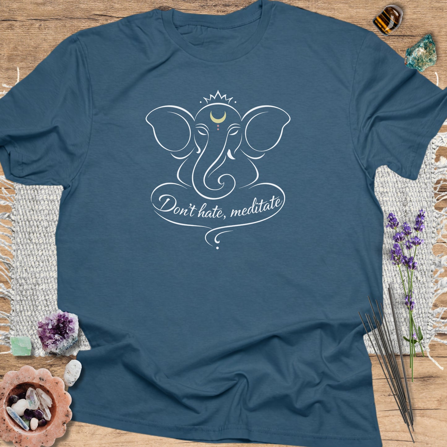 Don't Hate, Meditate T-Shirt