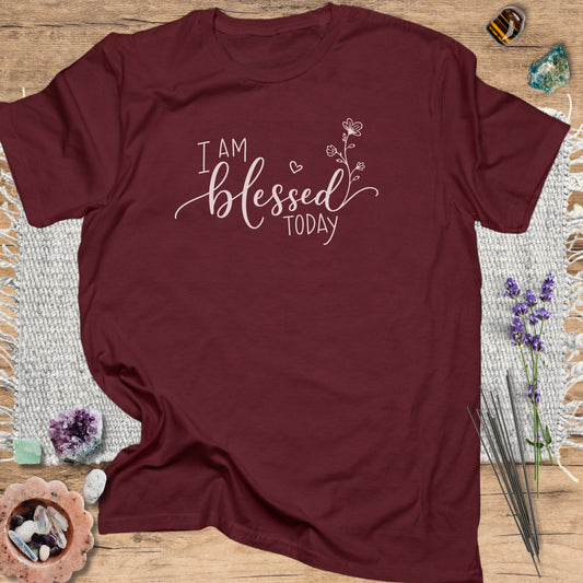 Blessed Today Maroon