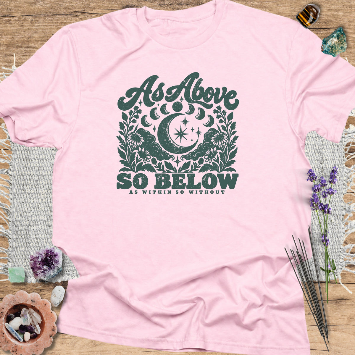 As Above So Below Light Pink