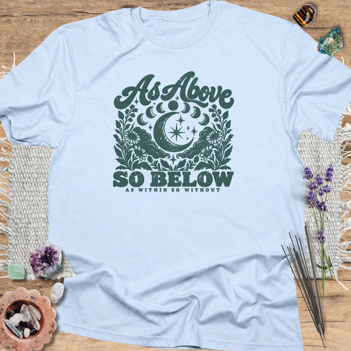 As Above So Below Light Blue