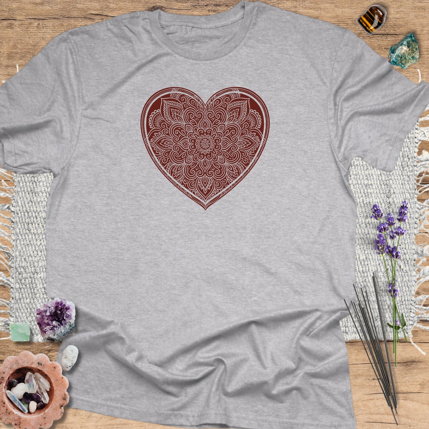 Heart Mandala Sport Grey