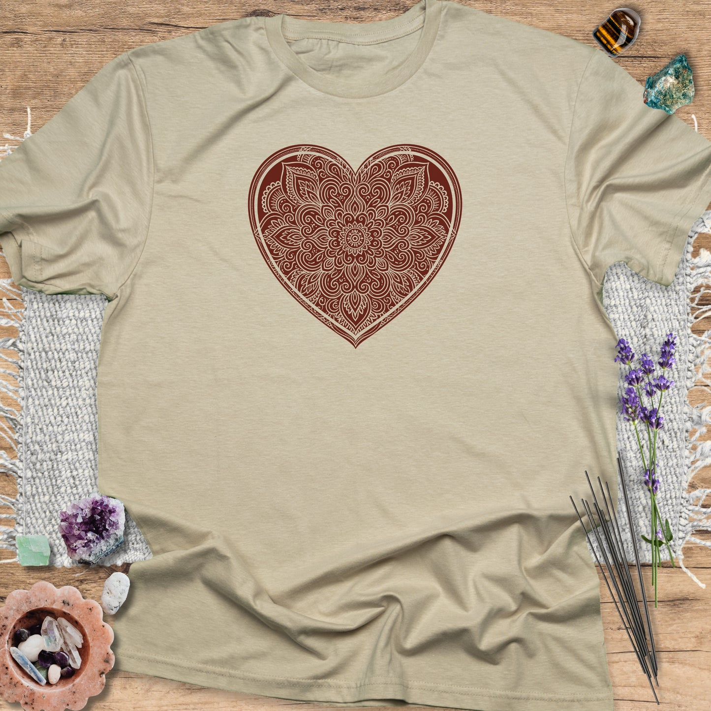 Heart Mandala Sand