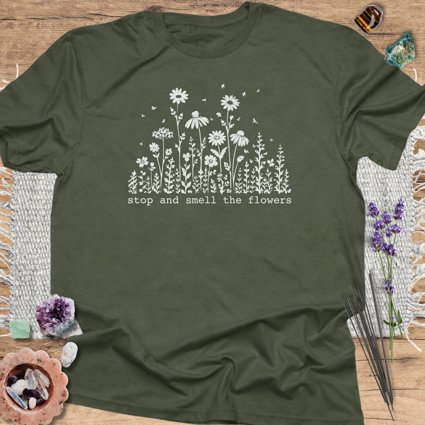 Stop and Smell the Flowers T-Shirt