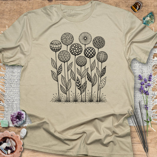 Botanical Zentangle T-Shirt