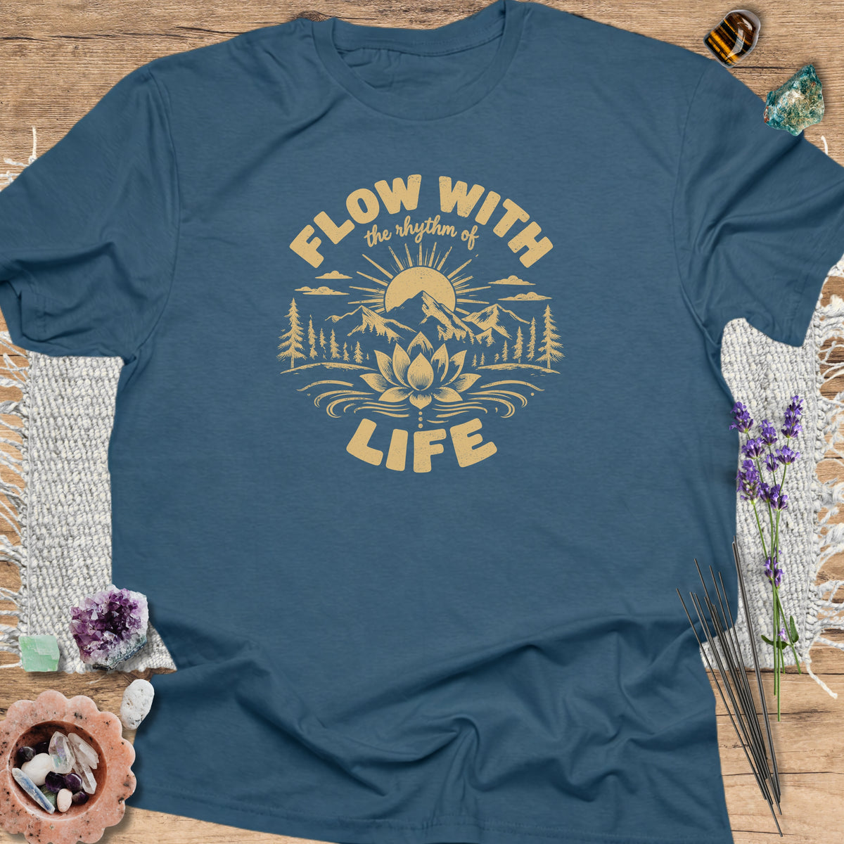 Flow With Life Indigo Blue
