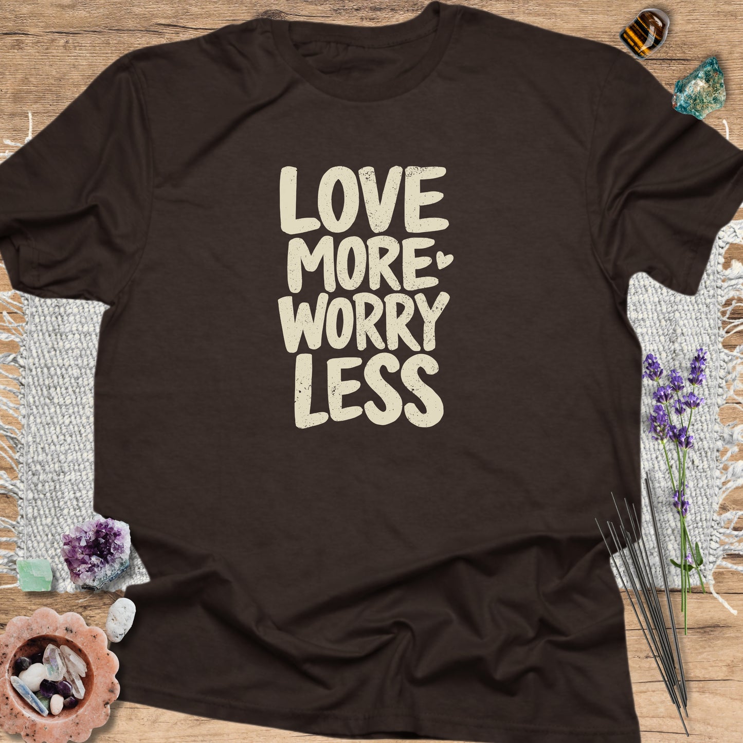 Love More Worry Less Dark Chocolate