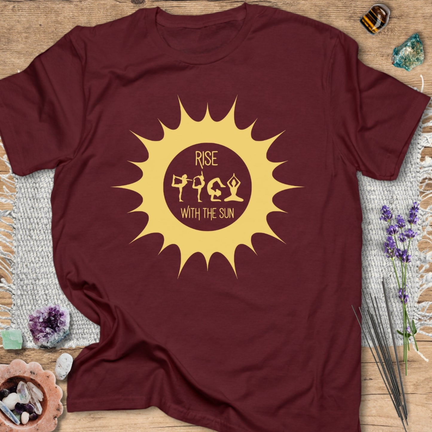 Rise with the Sun Yoga T-Shirt