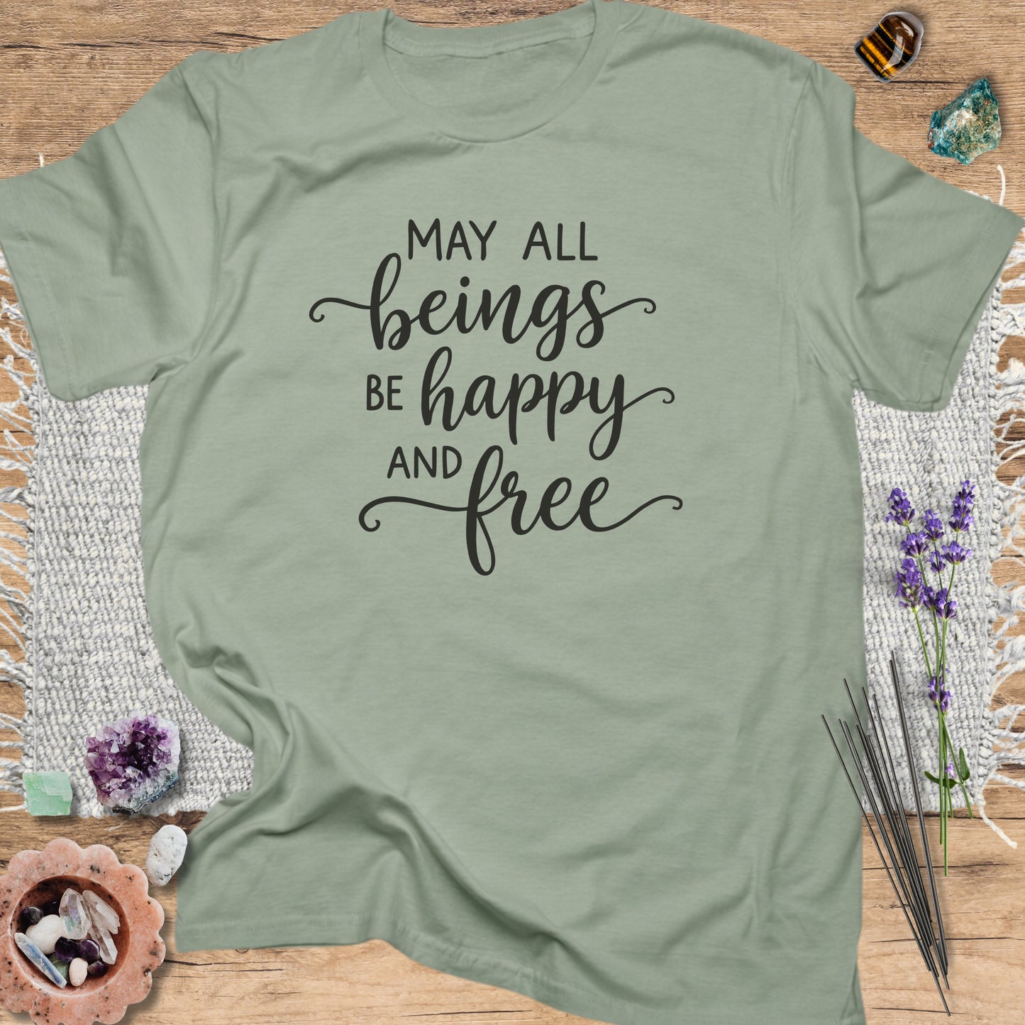May All Beings Be Happy T-Shirt