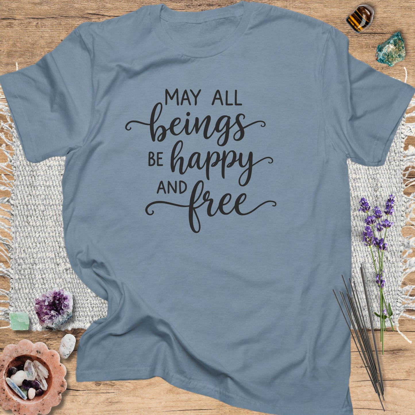 May All Beings Be Happy T-Shirt