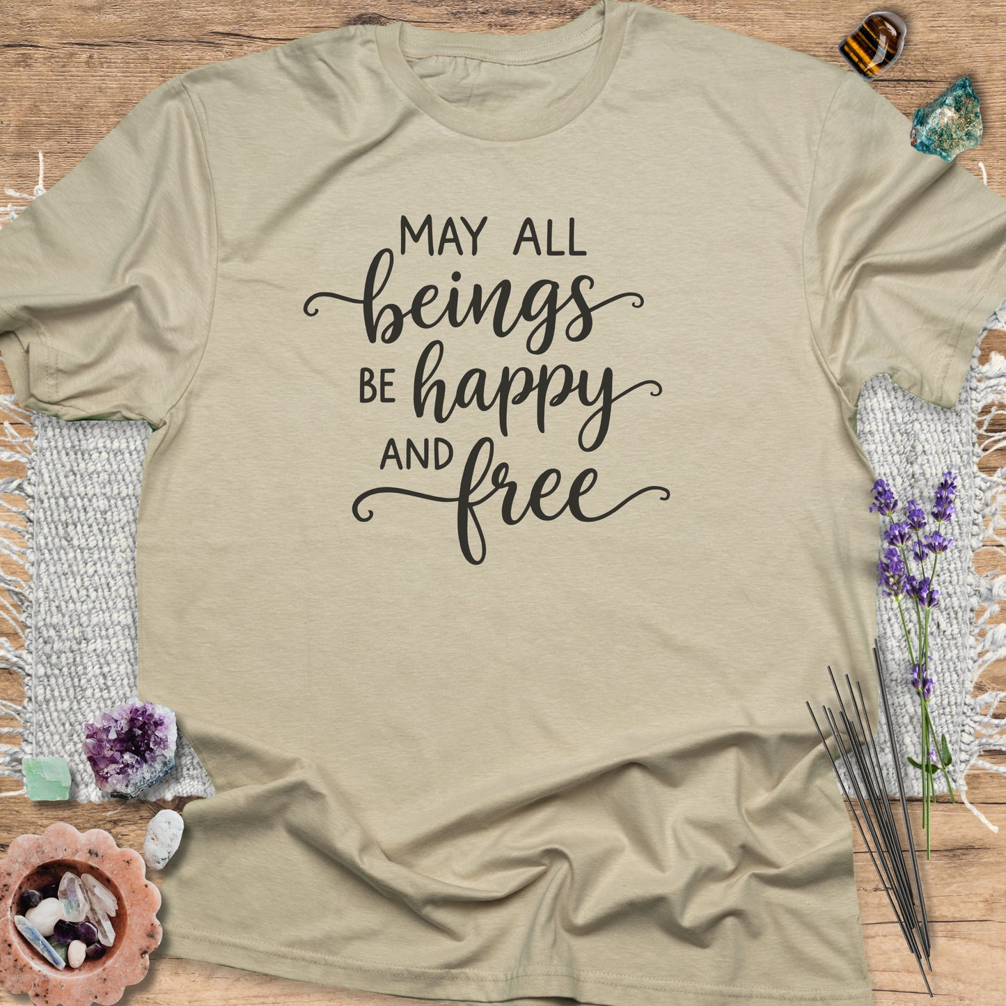 May All Beings Be Happy T-Shirt